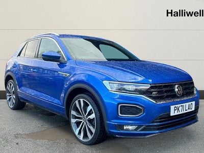 Blue Used 2021 VW T-Roc R-line SUV | £16,850 (Good price)