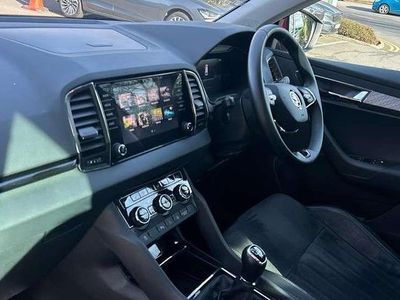 Used Skoda Karoq SE L 150 HP (110 kW) 2023 Red SUV