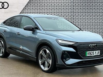 Blue Used 2025 Audi Q4 e-tron Black Edition SUV | £35,990 (Fair price)
