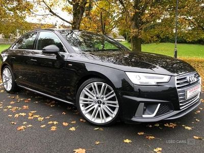 Black Used 2019 Audi A4 S-Line Sedan | £15,500 (A bit pricey)