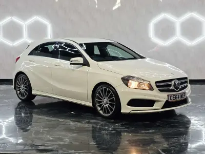 Used Mercedes A180 AMG 109 HP (80 kW) 2014 White Hatchback