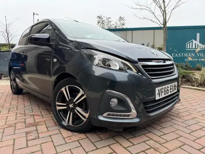 Used Peugeot 108 GT-line 82 HP (60 kW) 2017 Grey Hatchback