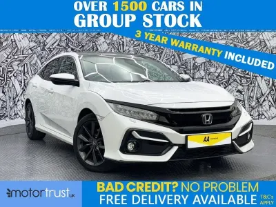 Used Honda Civic EX 126 HP (92 kW) 2021 White Hatchback