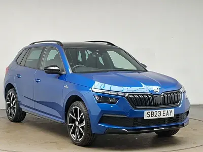 Used Skoda Kamiq Monte Carlo 150 HP (110 kW) 2023 Blue SUV