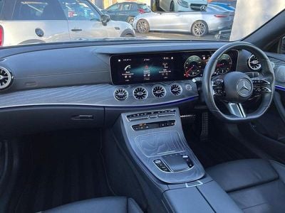 Blue Used 2022 Mercedes E220 AMG line Coupe | £32,695 (Expensive)