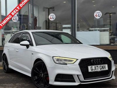 Used Audi A3 Sportback S-Line 110 HP (80 kW) 2017 White Hatchback