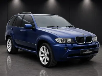 Begagnad BMW X5 Exclusive 2006 Blå SUV