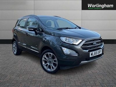 Grey Used 2018 Ford Ecosport Titanium SUV | £9,495 (Fair price)