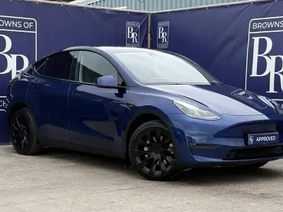 Used Tesla Model Y Long Range AWD 75 kW (102 HP) 2023 Blue SUV