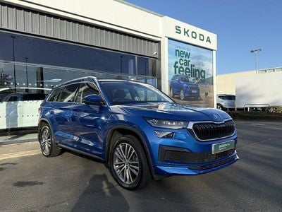 Used Skoda Kodiaq LAURIN & KLEMENT 150 HP (110 kW) 2023 Race blue metallic SUV