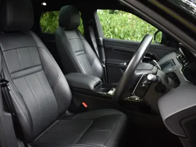Used Land Rover Range Rover evoque R-Dynamic 309 HP (227 kW) 2021 Santorini black metallic with ebony perforated hide SUV
