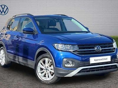 Used VW T-Cross SE 95 HP (69 kW) 2023 Blue SUV