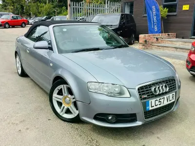 Used Audi A4 Cabriolet S-Line 200 HP (147 kW) 2008 Silver Cabriolet
