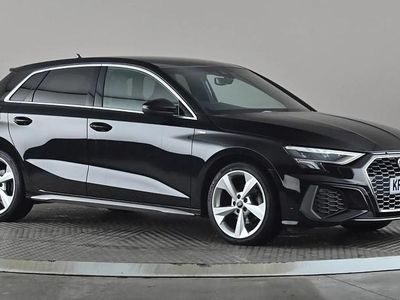 Begagnad Audi A3 S-Line 150 HK (110 kW) 2023 Svart Sedan