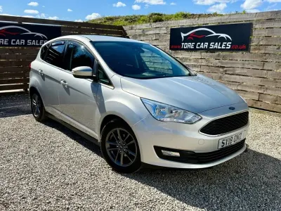 Used Ford C-MAX Zetec 125 HP (91 kW) 2018 Silver MPV