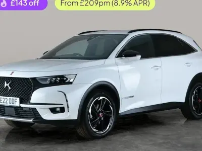 Used DS Automobiles DS7 Crossback Performance Line Plus 131 HP (96 kW) 2022 White SUV