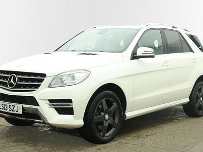 White Used 2013 Mercedes ML350 AMG SUV | £9,999 (A bit pricey)