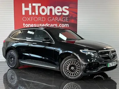Used Mercedes EQC400 AMG line 300 kW (408 HP) 2020 Black SUV