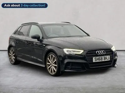 Used Audi A3 Sportback Black Edition 2018 Black Hatchback