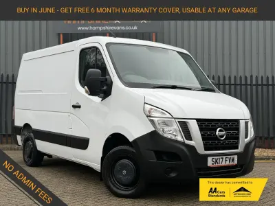Used Nissan NV400 SE 110 HP (80 kW) 2017 White Van