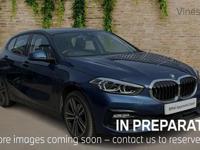 Used BMW 118 Sport Line 134 HP (98 kW) 2023 Blue Hatchback