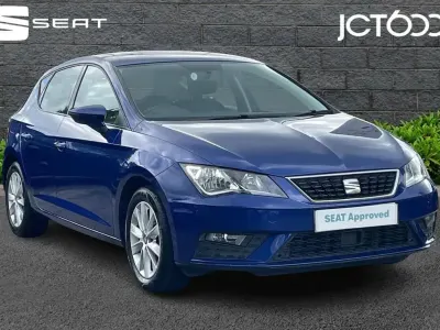 Used Seat Leon SE 128 HP (94 kW) 2019 Blue Hatchback