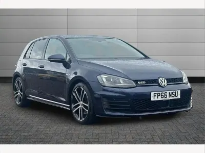 Used VW Golf VII GTD 181 HP (133 kW) 2016 Blue Hatchback