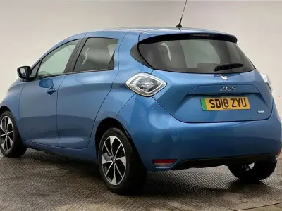 Used Renault Zoe Dynamique 46 kW (63 HP) 2018 Blue Hatchback