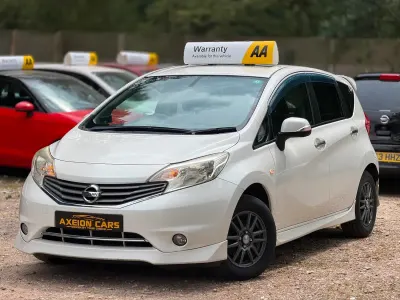 Used Nissan Note 98 HP (72 kW) 2012 White Hatchback