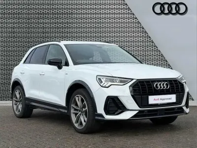Used Audi Q3 Black Edition 150 HP (110 kW) 2021 White SUV