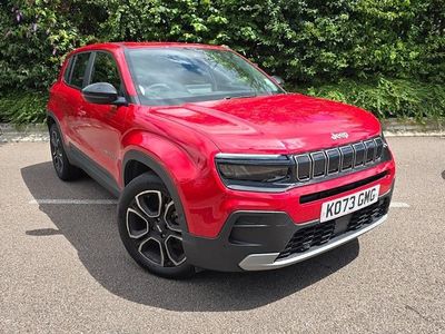 Used Jeep Avenger Altitude 101 HP (74 kW) 2023 Red SUV