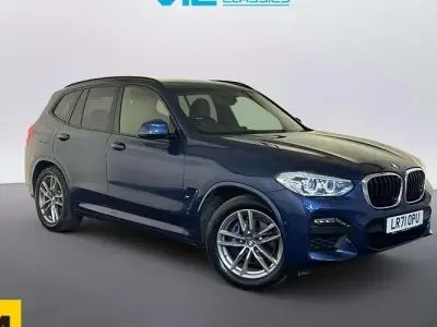 Used BMW X3 M Sport 292 HP (214 kW) 2021 Blue SUV