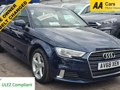 Used Audi A3 Sportback Sport 150 HP (110 kW) 2018 Blue Hatchback