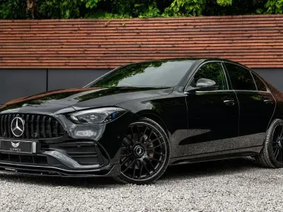 Used Mercedes C220 AMG line 2023 Black Sedan