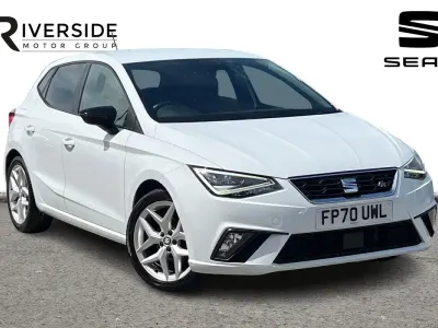 Used Seat Ibiza FR 95 HP (69 kW) 2020 White Hatchback