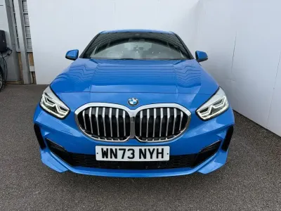 Used BMW 118 M Sport 134 HP (98 kW) 2023 Blue Hatchback