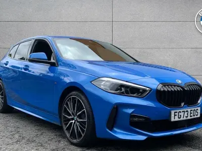 Used BMW 118 M Sport 134 HP (98 kW) 2023 Blue Hatchback