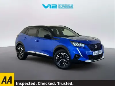 Used Peugeot e-2008 GT 100 kW (136 HP) 2021 Blue SUV