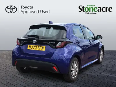 Used Toyota Yaris 2023 Blue Hatchback