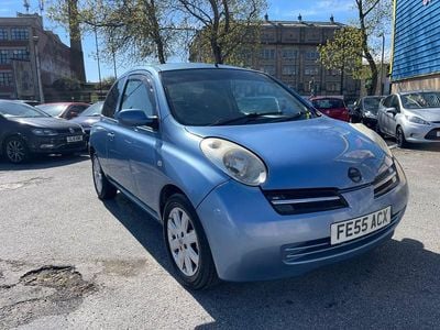 Begagnad Nissan Micra 88 HK (64 kW) 2006 Blå Halvkombi