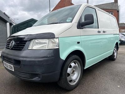 Used VW Transporter 84 HP (61 kW) 2007 White green Van