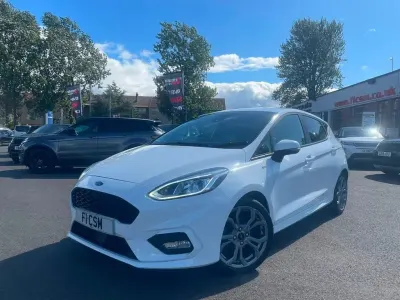 Used Ford Fiesta ST-Line 123 HP (90 kW) 2021 White Hatchback