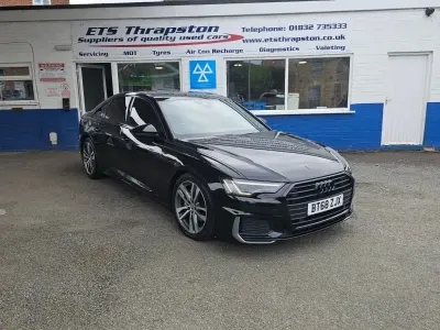 Begagnad Audi A6 S-Line 204 HK (150 kW) 2018 Svart Sedan