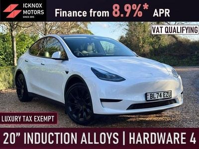 White Used 2024 Tesla Model Y Long Range RWD SUV | £32,990 (Expensive)