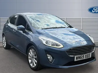Used Ford Fiesta Titanium 95 HP (69 kW) 2020 Blue Hatchback