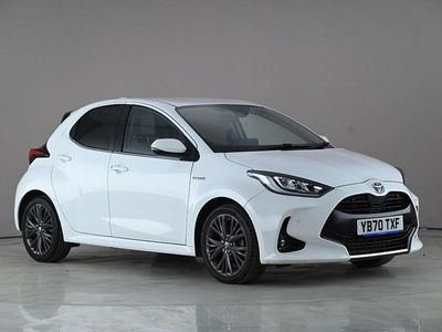 Used Toyota Yaris Hybrid 2021 White Hatchback