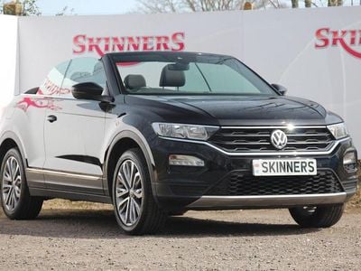 Used VW T-Roc Cabriolet Design 150 HP (110 kW) 2020 Black Cabriolet