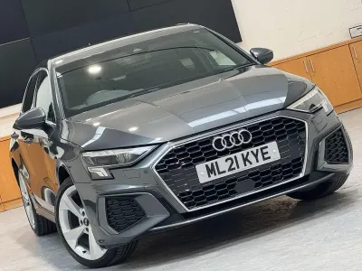 Used Audi A3 Sportback S-Line 109 HP (80 kW) 2021 Grey Hatchback