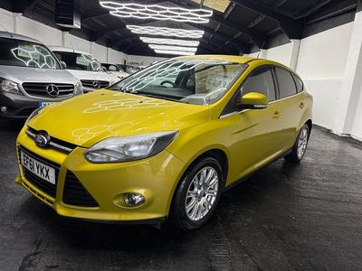 Used Ford Focus Titanium 2012 Yellow Hatchback