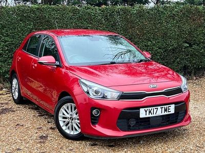Red Used 2017 Kia Rio Hatchback | £7,727 (Fair price)
